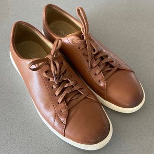 COLE HAAN Mens Grand Crosscourt Tan Size 9.5 medium Comfort Shoes‎